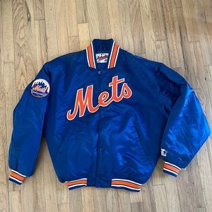 New York Mets Starter Jacket Men’s Large Authentic Diamond Collection